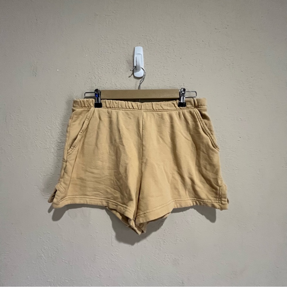 Aerie Super Soft Plush Yellow Sweatshorts